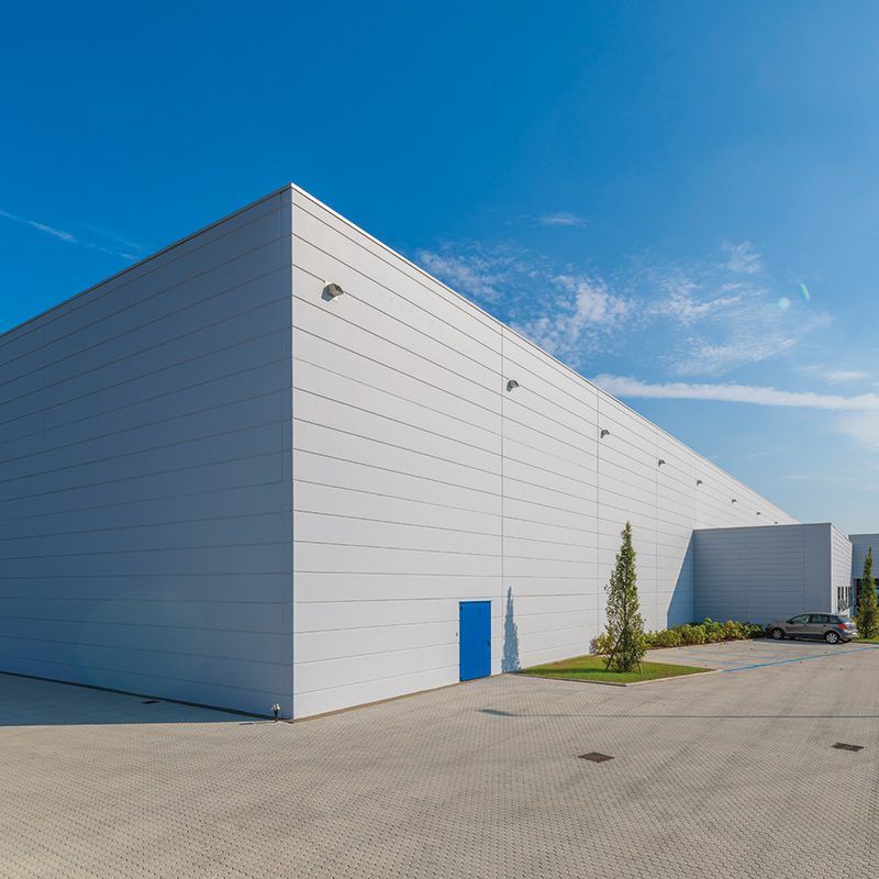 Facciata esterna - Imecon Engineering, Fiesco, Cremona, Italia - Moretti Modular Contractor